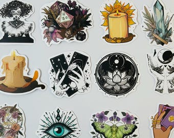 Mystisches Halloween SVG-Bundle: Hexerei, Celestial Designs