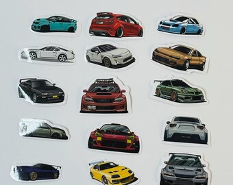 50 stücke JDM Auto Nette Lustige Liebe Gekritzelkunst