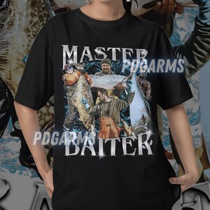 Master Baiter T-shirt, Funny T-shirt Fishing Shirt, Fish Y2k Retro Vintage, Master Baiter Shirt