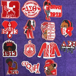 DELTA Sigma Theta Small Embroidered Patches
