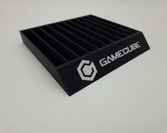 GameCube Video Game Case Holder Stand Storage Rack Display Shelf Organizer