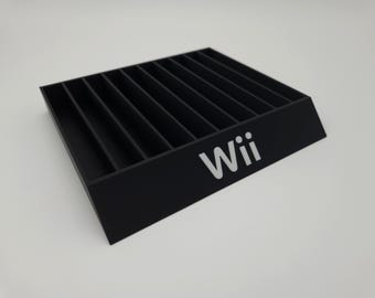 Nintendo Wii Video Game Case Holder Stand Storage Rack Display Shelf Organizer