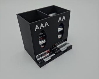 Battery Storage Dispenser  Case  Holder  Box  Organizer AA - AAA