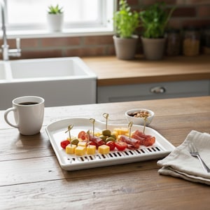 Vintage Grand Piano Ceramic Trinket Tray Made in Japan