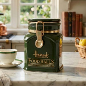 Harrods Storage Jar - Etsy