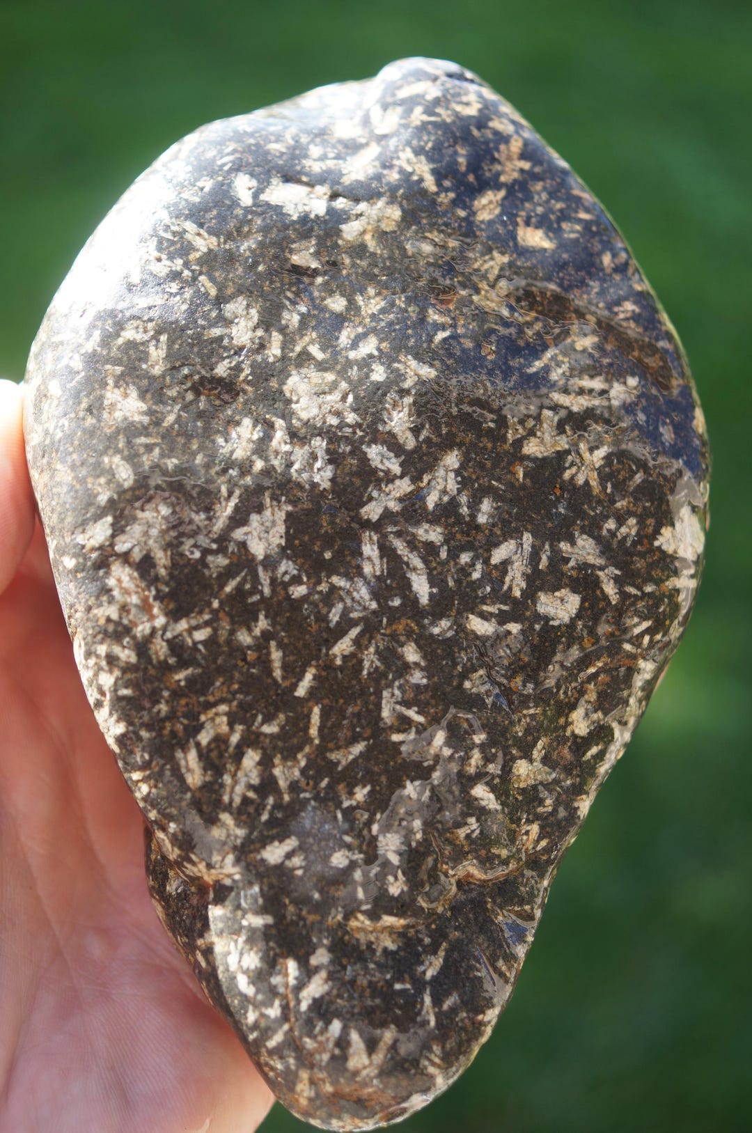 Chinese Writing Stone 727g / 1.6 Lb Porphyry Feldspar Japanese ...