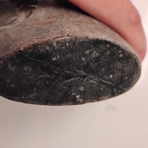 Polished Nephrite Gem Serpentine Fraser River Rock Cobble for Lapidary Carving, 1,959g / 4.3lb, 2.954 density