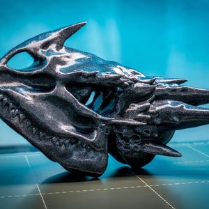 Dragon Skull – 3D Printed Fantasy Decor for Desktop Display