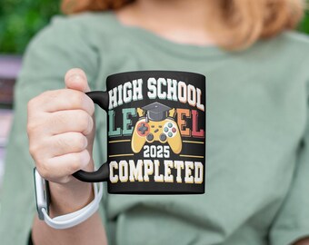 High School Graduation Mug Gift for Gamer -Graduation 2025 Coffee Mug -High School Graduation Gift -11oz 15oz Tea Cup