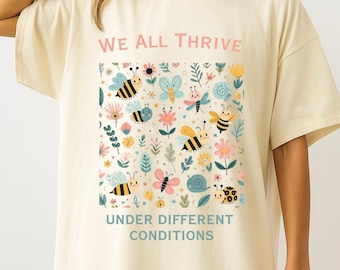 Comfort Colors® Neurovielfalt Shirt für BCBA Geschenk - Specialty Edukation Lehrer Shirt - Geschenke für Lehrer für Mentale Gesundheit