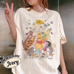 Comfort Colors Winnie The Pooh And Friends Shirt, Disney Pooh Shirt, Disneyland Shirt, Pooh Bear Shirt, Disney Shirt, Disney Trip Sweatshirt
