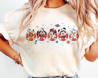 Disney Mickey And Co Cruise Shirt, Mickey And Minnie Cruising T-shirt, Disney Vacation, Disney Cruise Family Matching, Disney Wish, Fantasy