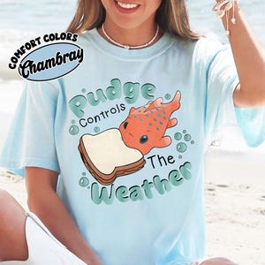 Disney Lilo and Stitch Pudge Controls The Weather Shirt, Disney Fish Pudge T-shirt, Disneyland Family Matching Shirt, Magic Kingdom Tee