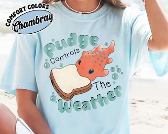 Disney Lilo and Stitch Pudge Controls The Weather Shirt, Disney Fish Pudge T-shirt, Disneyland Family Matching Shirt, Magic Kingdom Tee