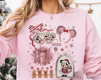 Disney Christmas Mickey Ear Shirt, Disney Christmas Sweatshirt, Disney Xmas Kids Shirt Disney Holiday Trip Disney Christmas Shirt
