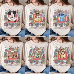Vintage Walt Disney Disneyworld All Characters Shirt, Mickey and Friends, Toy Story , Star Wars, Disney Princess Tee, Disney Family Trip Tee
