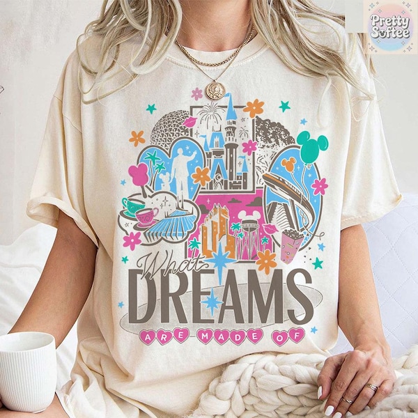 Vintage Disney What Dreams Are Made Of Shirt, Disney Cute Lizzie McGuire Tee, WDW Magic Kingdom Shirt, Disney Family Trip Matching 2026