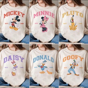 Retro Disney All Characters Shirt, Mickey and Friends, Toy Story Shirt, Star Wars Shirt, Disney Princess Shirt,  Disney Family Trip Shirt
