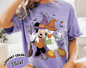 Vintage Minnie And Daisy Halloween Shirt, Disney With My Bestie Shirt, Disney Girls Just Wanna Have Fun Halloween, WDW Disneyland Halloween