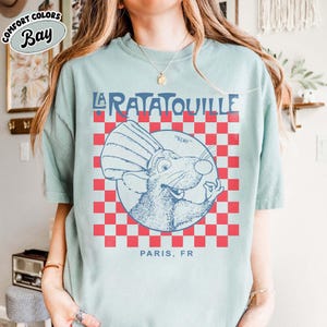 Disney Ratatouille Comfort Color Shirt, Vintage Ratatouille Gusteau&#39;s Shirt, Remy anyone can cook Shirt, Little Chef shirt, Chef Remy Shirt