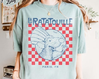 Disney Ratatouille Comfort Color Shirt, Vintage Ratatouille Gusteau's Shirt, Remy anyone can cook Shirt, Little Chef shirt, Chef Remy Shirt