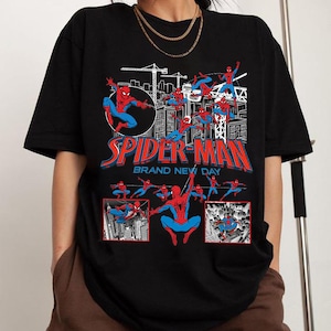 Vintage Spider-Man Brand New Day T-shirt: Spiderman Marvel T-shirt, Tom Holland Spidey T-shirt, MCU Avengers Spiderman T-shirt, Brand New Day T-shirt bild 2
