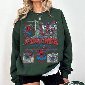 Vintage Spider-Man Brand New Day T-shirt: Spiderman Marvel T-shirt, Tom Holland Spidey T-shirt, MCU Avengers Spiderman T-shirt, Brand New Day T-shirt bild 6
