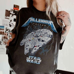 Vintage Disney Millennium Falcon Shirt, Retro Disney Star Wars Shirt, Vintage Star Wars Millennium Falcon Shirt, Disneyworld 2025 Shirts