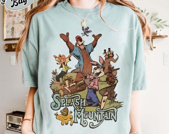 エ*ス様 ディズニーランド　スプラッシュマウンテン　ヴィンテージ　トレーナー Disney - 【貴重】Disney 90' vintageスプラッシュマウンテン T