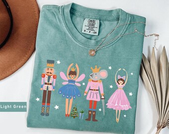 Uroczy sweter z motywem Dziadka do Orzechów, koszulka z Dziadkiem do Orzechów, uroczy prezent świąteczny, damska bluza z kapturem świąteczna, prezent na Boże Narodzenie.