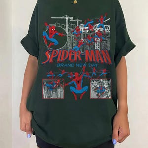 Vintage Spider-Man Brand New Day T-shirt: Spiderman Marvel T-shirt, Tom Holland Spidey T-shirt, MCU Avengers Spiderman T-shirt, Brand New Day T-shirt bild 5