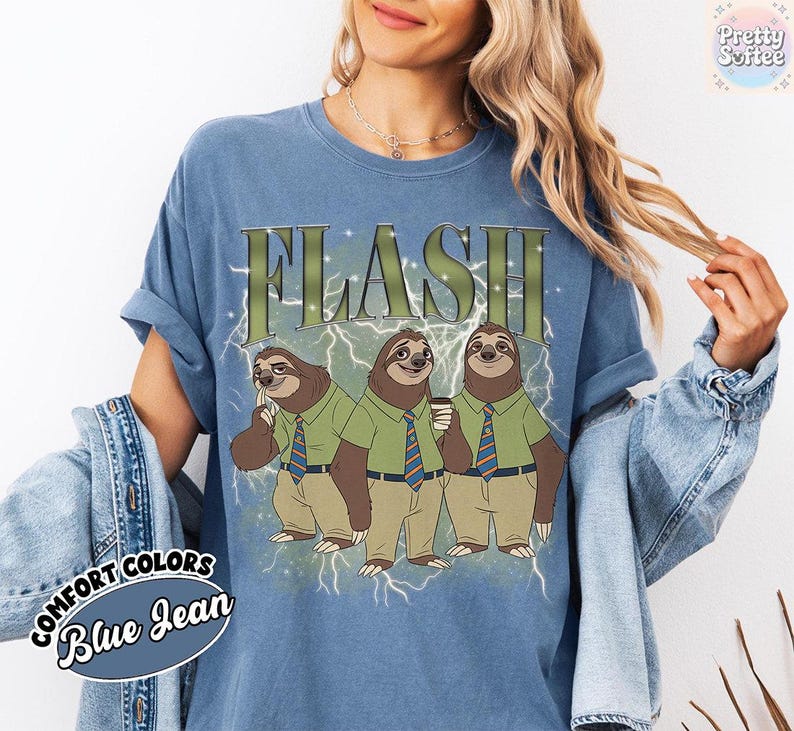 Disney Zootropolis Nick Wilde-tröja, Judy Hopps och Nick Wilde-tröja, Zootropolis 2 2025, Disneyland-familjeresa 2025, Flash-tröja, Chief Bogo bild 5