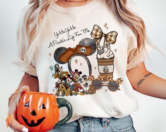 Comfort Colors Mickey & Friends Yo Ho Yo Ho A Pirate's Life for Me T-shirt, Disney Pirates Cruise shirt, Disney Pirates of Caribbean Shirt