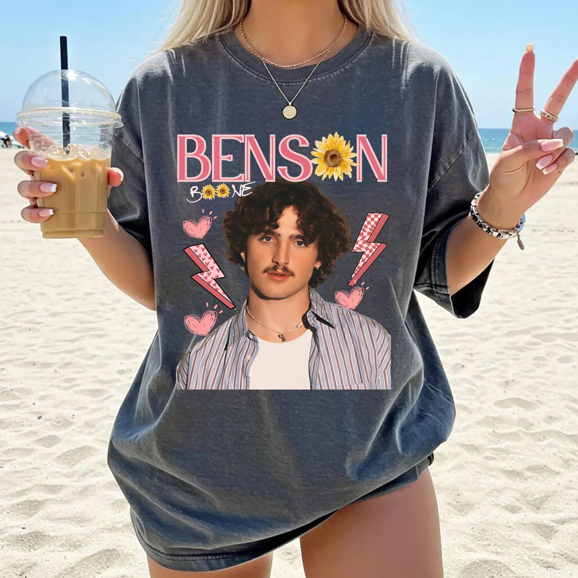 Vintage Benson Boone Shirt, Benson Boone Tour 2025, Concert Music Unisex T Shirt, 2025 American Heart Tour Tee Gift For Fan