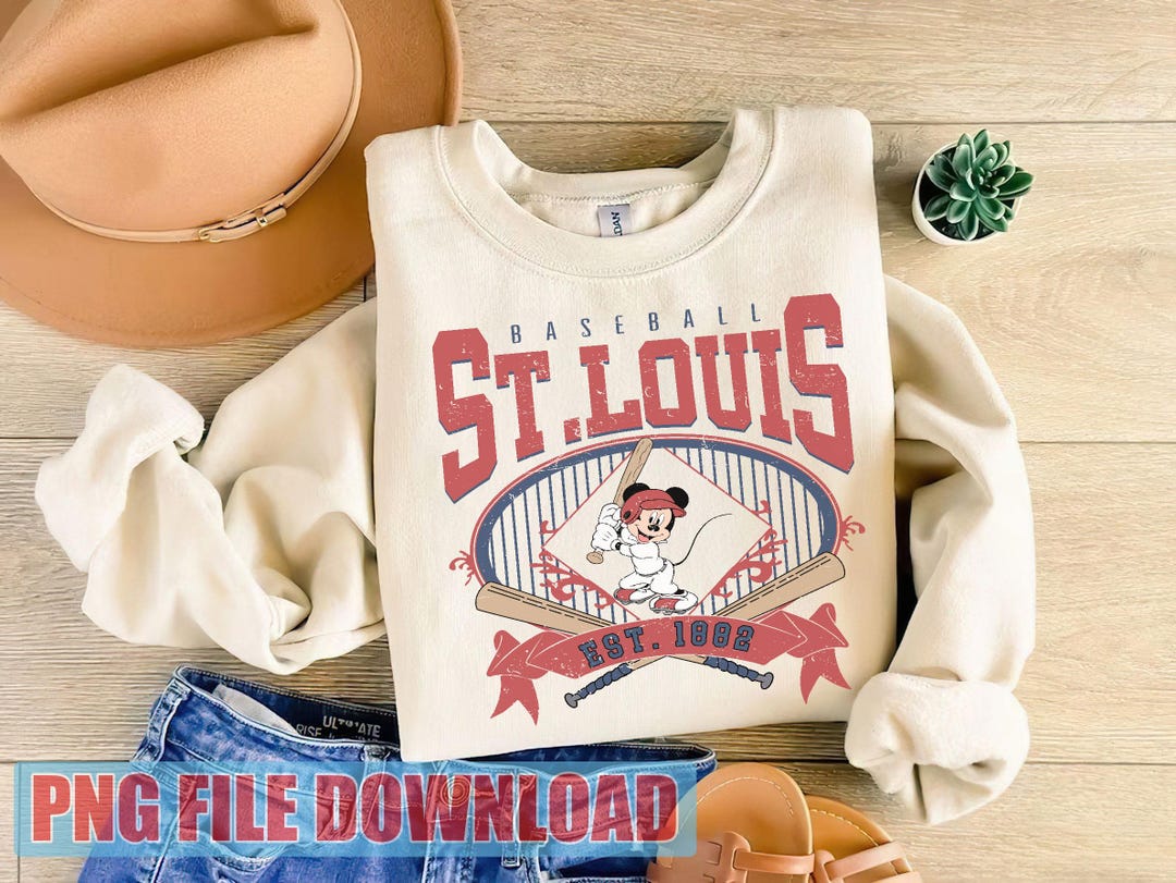 Retro St. Louis Baseball Team PNG | Vintage Sports Design | Distressed ...