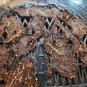 Handcrafted Peppered Beef Jerky – Thin & Crispy, Texas Made (1/2 Pound Bag)