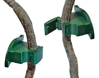 FloraFix Vine Clip 2 Pack Holder Magnet for Gecko, Lizard, Reptile Pets - Lush Terrariums