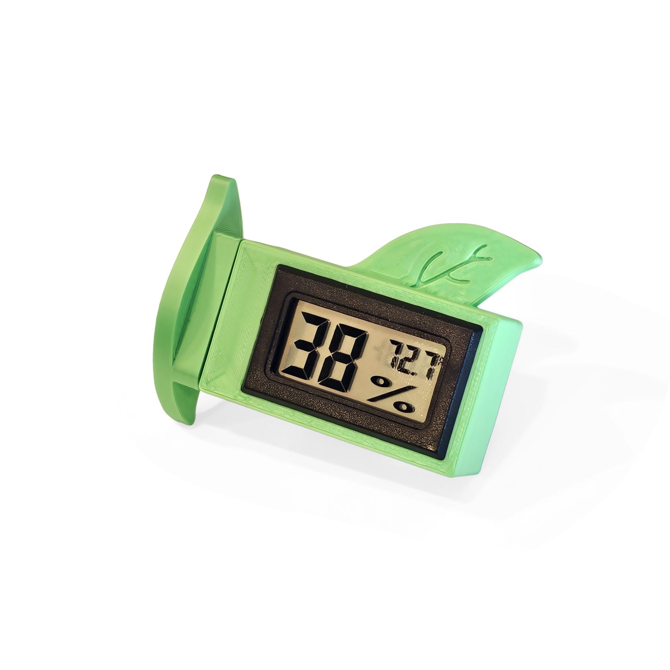 Mini Digital Temperature Humidity Block, Magnet for Gecko, Lizard, Reptile Pets - Lush Terrariums