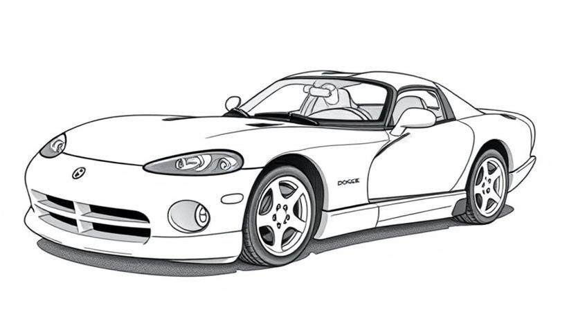 Classic Cars Coloring Pages: 40 Printable Art Designs (digital Download
