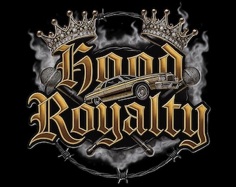 Hip Hop T-Shirt Designs: 100 Streetwear PNG Graphics (Digital Download)