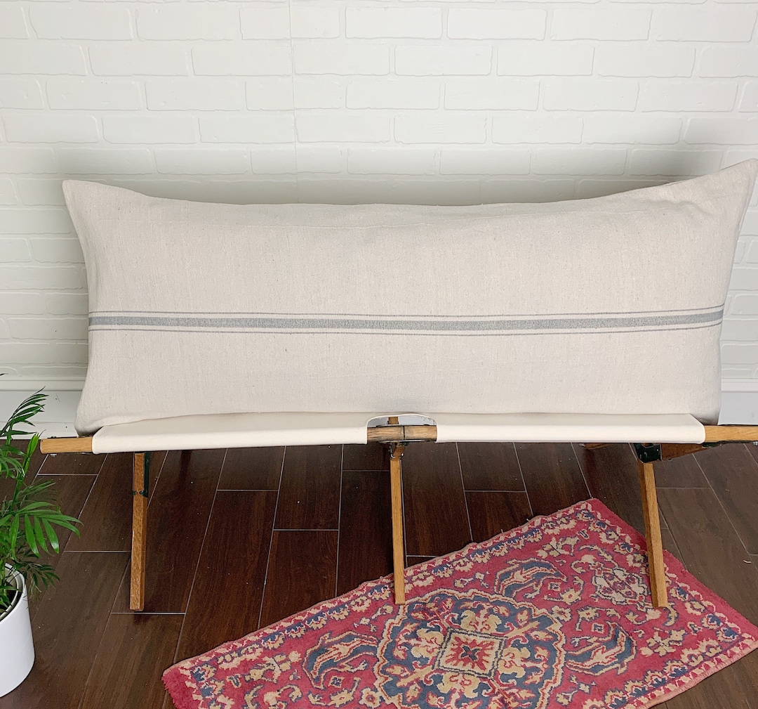 Boho Farmhouse Pillow Cover Large Farmhouse Pillow Extra Etsy