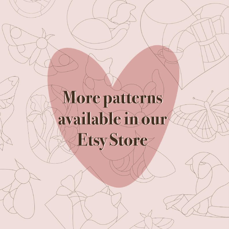 Moth Stained Glass Pattern Set: Printable PDF & SVG (digital Download ...