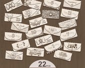 SVG laser cut files bundle, Money envelopes, Cash holder file, Wood gifts wallet, Gift for birthday wedding graduation Christmas, Wooden box