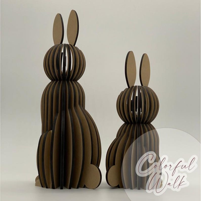 Laser Cut Candle Holder SVG Files, Easter Tealight Lamp Bundle, Bunny ...