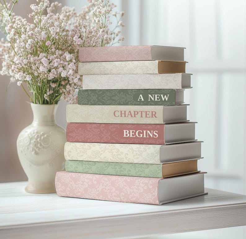A New Chapter Begins Bridal Shower or Baby Shower Decorations ...