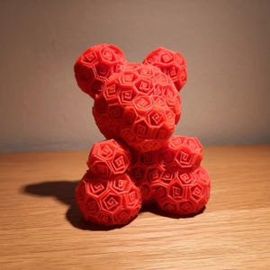 3D Printed Rose Teddy Bear – A Unique Valentine&#39;s Gift