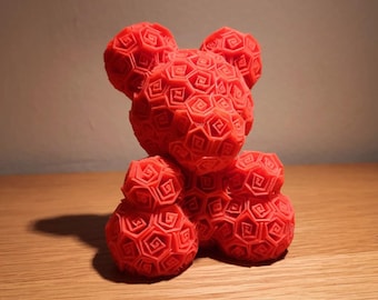 3D Printed Rose Teddy Bear – A Unique Valentine's Gift