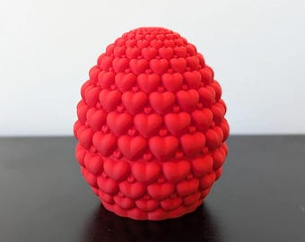 Hearts Dragon Egg Shaped GIFTBOX – 3D Printed Valentine's Day Gift