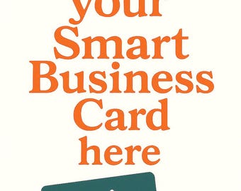 Biglietto da visita NFC intelligente personalizzato: tocca per condividere contatti, link social e altro ancora