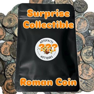 Surprise Collectible Roman Coin | Bronze | Authentic Roman Empire Artifact | 1600+ Years Old
